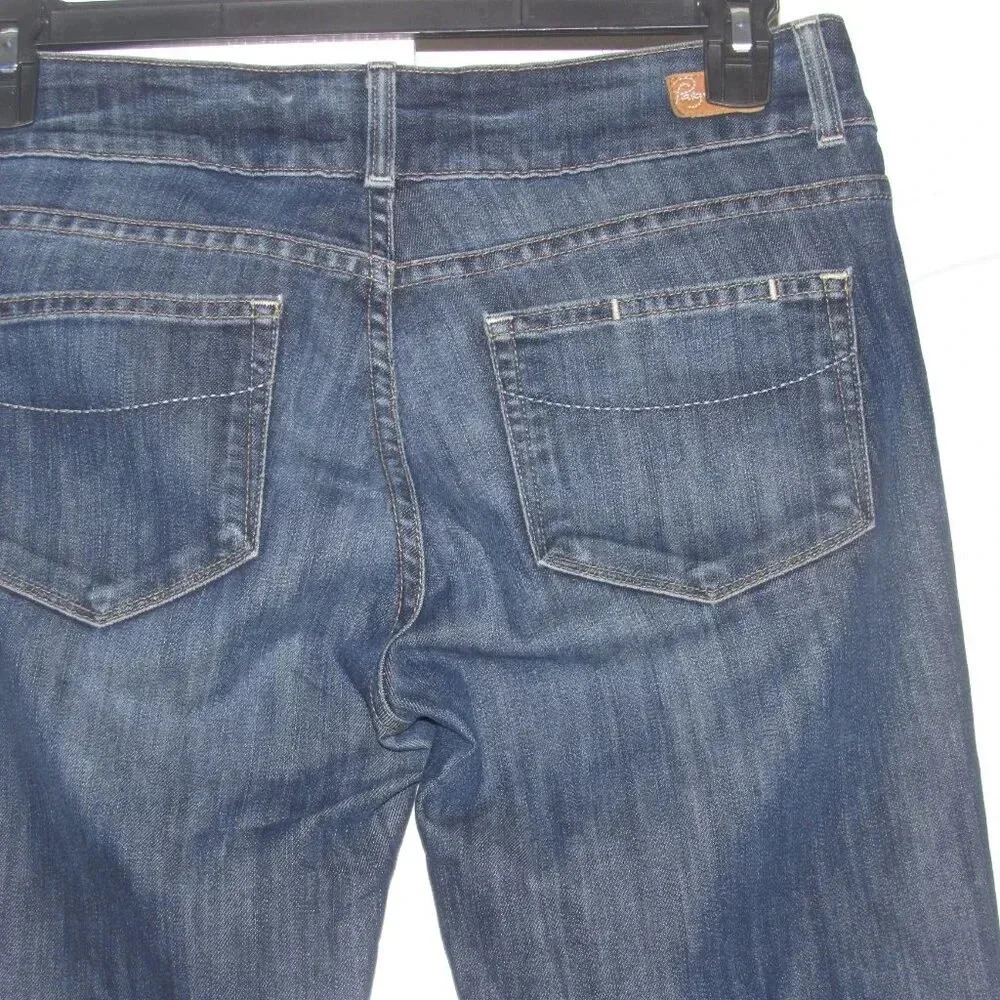 PAIGE Hidden Hills Medium Wash Jeans Size 30 (inseam: 33") - Picture 5 of 7